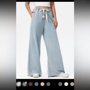 Cider Jeans- high waisted wide leg trousers NWT never opened.